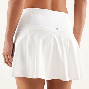 Lululemon Hot Hitter Tennis Skirt - Size 2 White